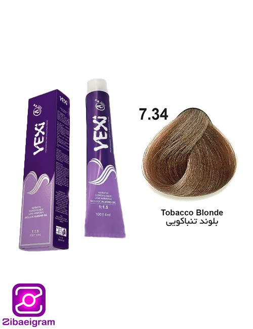 رنگ-مو-بلوند-تنباکویی-یکسی