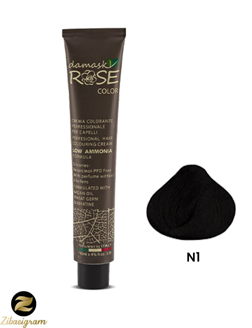 رنگ-مو-طبیعی-داماسک-رز-N1