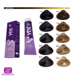 رنگ مو طبیعی یکسی