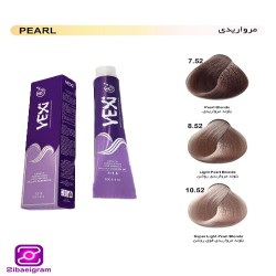 رنگ مو مرواریدی یکسی