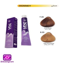 رنگ موهای عسلی یکسی