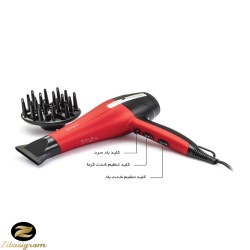 سشوار حرفه ای 2200 وات سورکر مدل 1109i